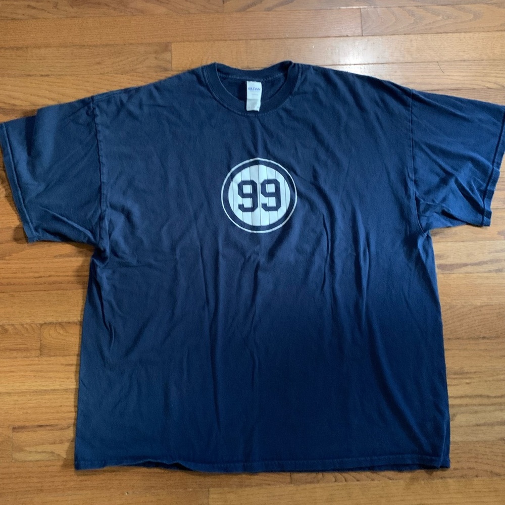 Gildan Navy Blue Short Sleeve Tee with 99 Graphic